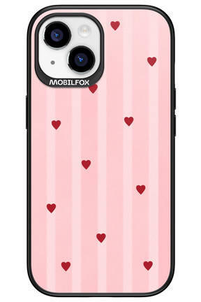 Red Little Hearts 2.0 - Apple iPhone 15