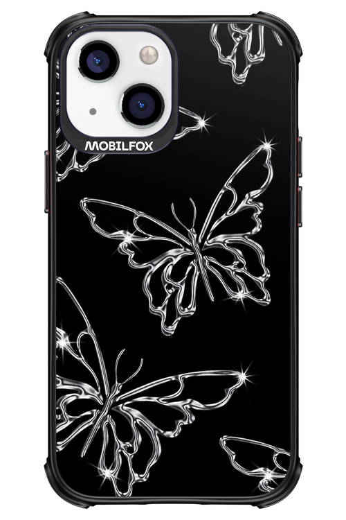 Silver Butterfly 2.0 - Apple iPhone 13 Mini