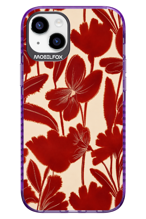 Burgundy Flowers 2.0 - Apple iPhone 14 Plus