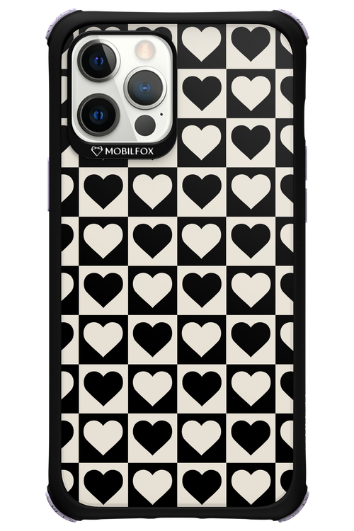 Checkered Heart - Apple iPhone 12 Pro Max