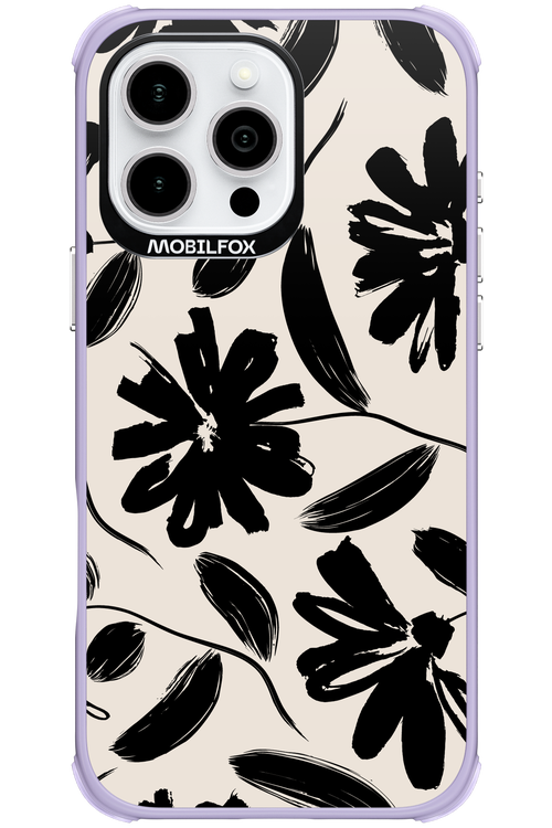 Monochrome Flowerss 2.0 - Apple iPhone 16 Pro Max