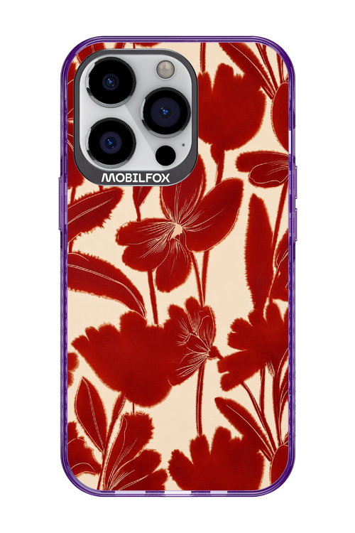 Burgundy Flowers 2.0 - Apple iPhone 13 Pro