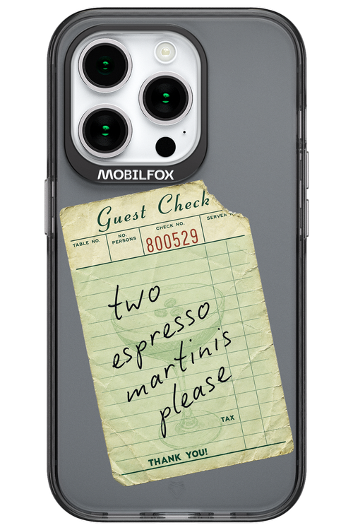 Espresso Martini 2.0 - Apple iPhone 15 Pro