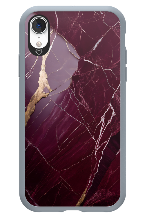 Burgundy Marble - Apple iPhone XR