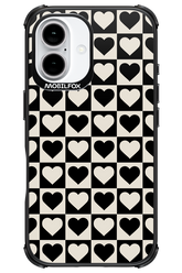 Checkered Heart - Apple iPhone 16