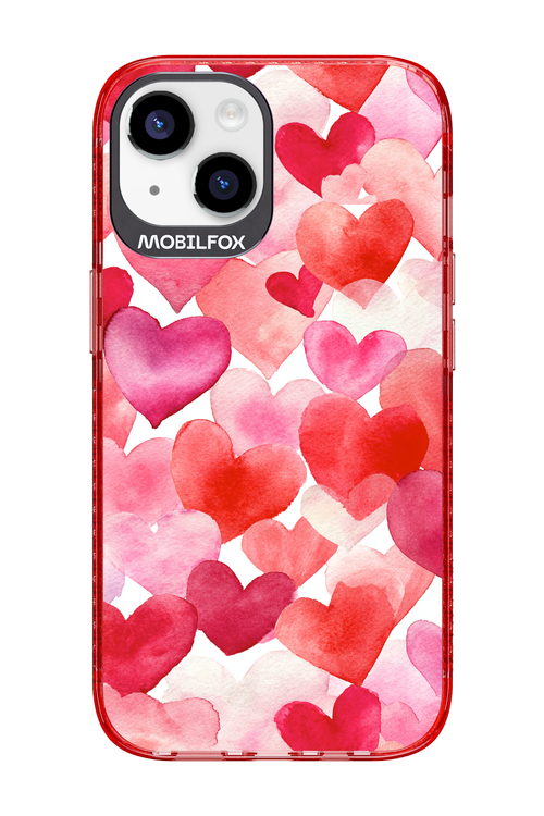 Water Painted Heart 2.0 - Apple iPhone 14