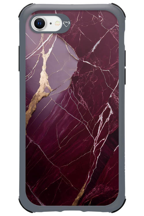 Burgundy Marble - Apple iPhone 8