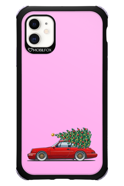 XMAS Car Pink - Apple iPhone 11