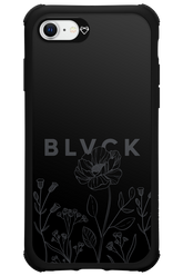 Black Flowers - Apple iPhone SE 2022