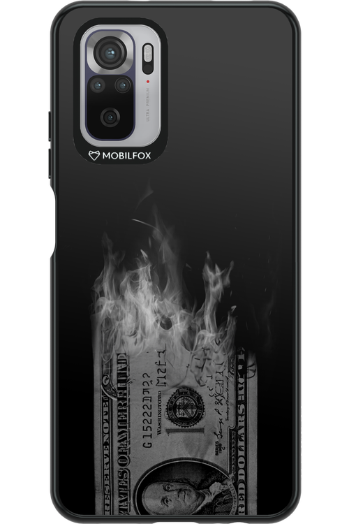Money Burn B&W 2.0 - Xiaomi Redmi Note 10