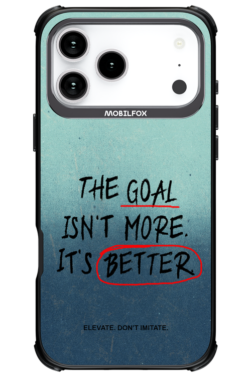 The Goal 2.0 - Apple iPhone 17 Pro Max
