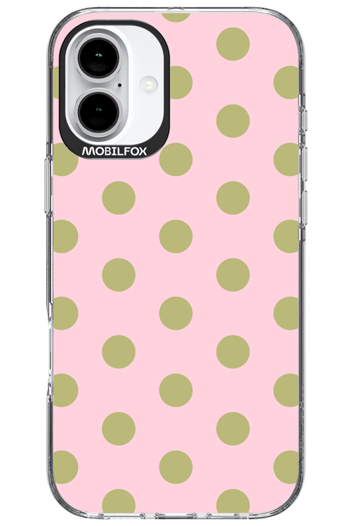 Polka Dots (Pink OLive) 2.0 - Apple iPhone 16 Plus