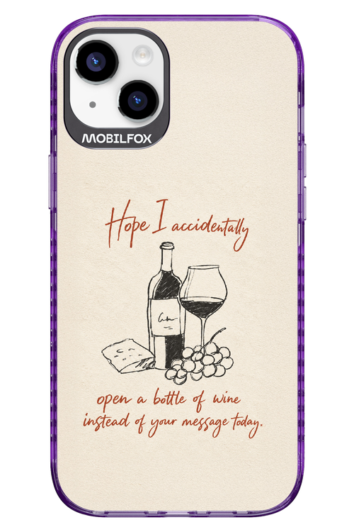 Bottle of wine 2.0 - Apple iPhone 14 Plus