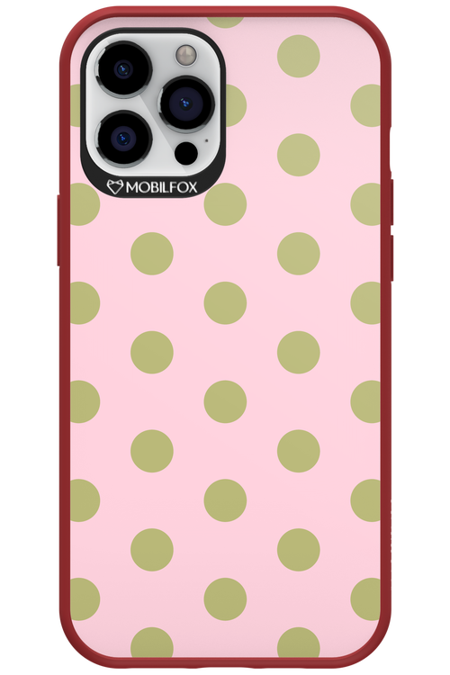 Polka Dots (Pink OLive) 2.0 - Apple iPhone 12 Pro Max