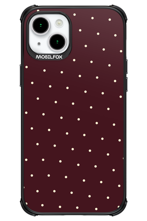Burgundy Polka 2.0 - Apple iPhone 15 Plus