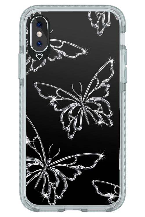 Silver Butterfly 2.0 - Apple iPhone X