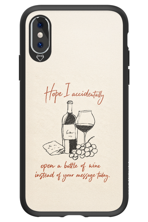 Bottle of wine 2.0 - Apple iPhone X