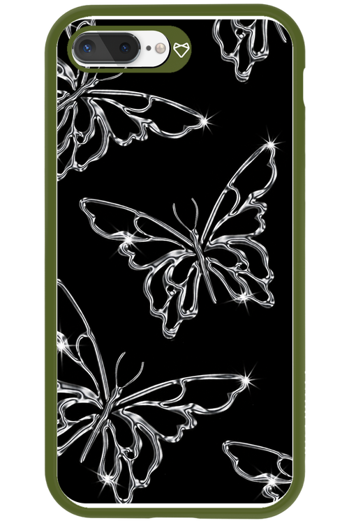 Silver Butterfly 2.0 - Apple iPhone 8 Plus