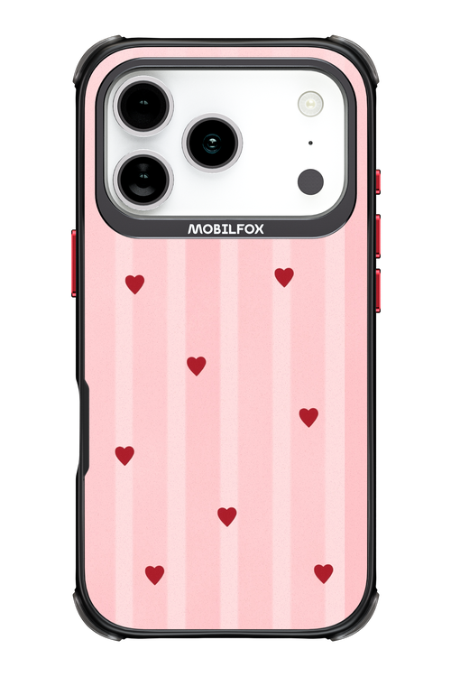 Red Little Hearts 2.0 - Apple iPhone 17 Pro