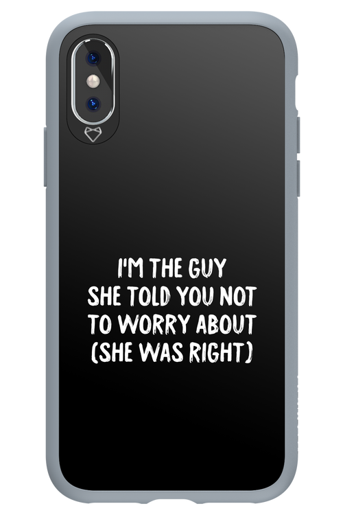 She was right 2.0 - Apple iPhone XS