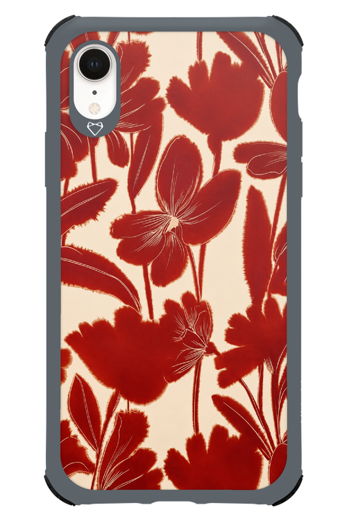 Burgundy Flowers 2.0 - Apple iPhone XR