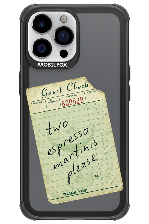 Espresso Martini 2.0 - Apple iPhone 13 Pro Max
