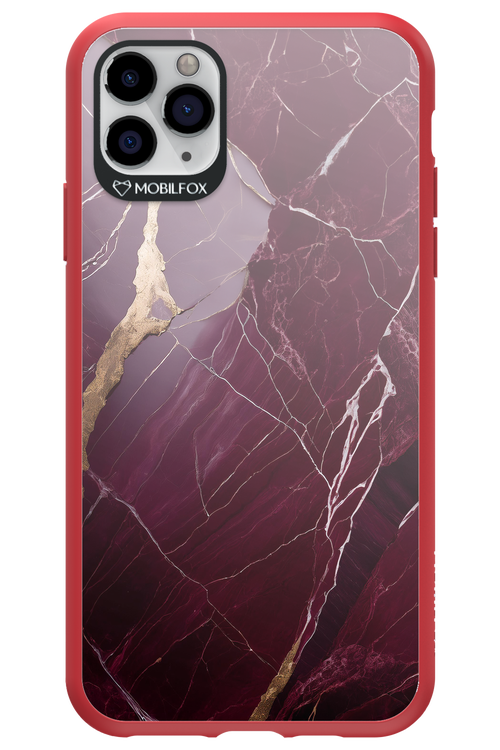 Burgundy Marble - Apple iPhone 11 Pro Max