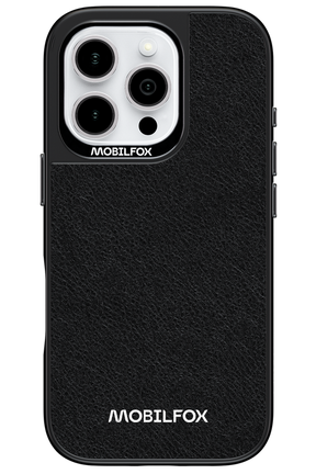 Logo White Leather 2.0 - Apple iPhone 16 Pro