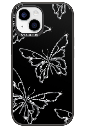 Silver Butterfly 2.0 - Apple iPhone 15
