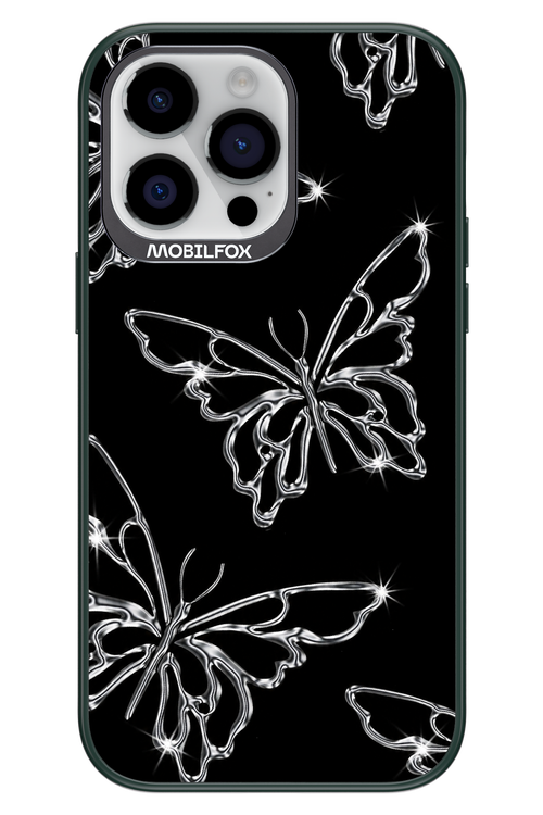 Silver Butterfly 2.0 - Apple iPhone 14 Pro Max