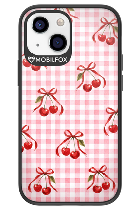 Pink Cherry Checked 2.0 - Apple iPhone 13 Mini