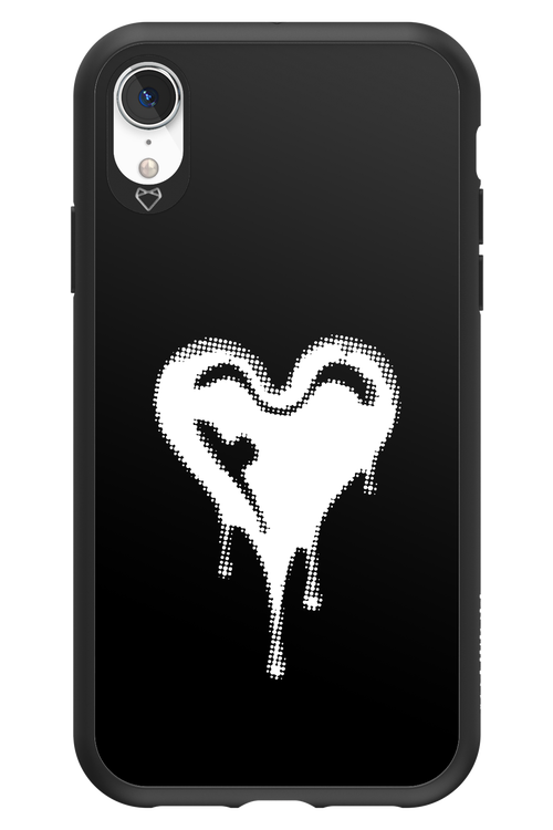 Heart Black - Apple iPhone XR