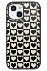 Checkered Heart - Apple iPhone 13 Mini