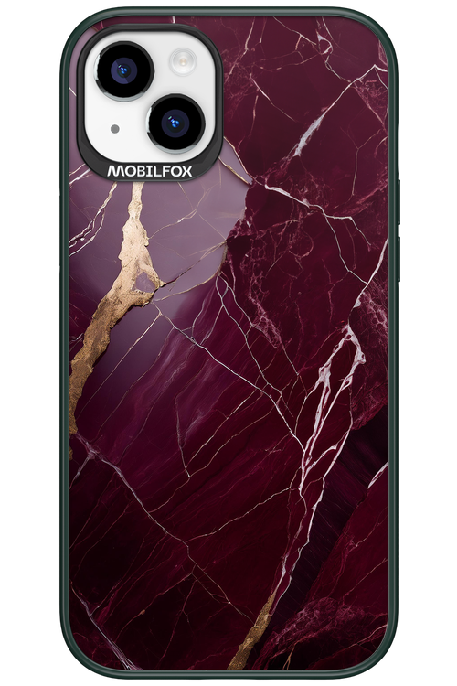 Burgundy Marble 2.0 - Apple iPhone 15 Plus