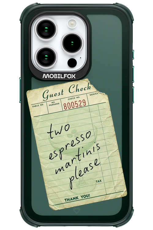 Espresso Martini 2.0 - Apple iPhone 15 Pro