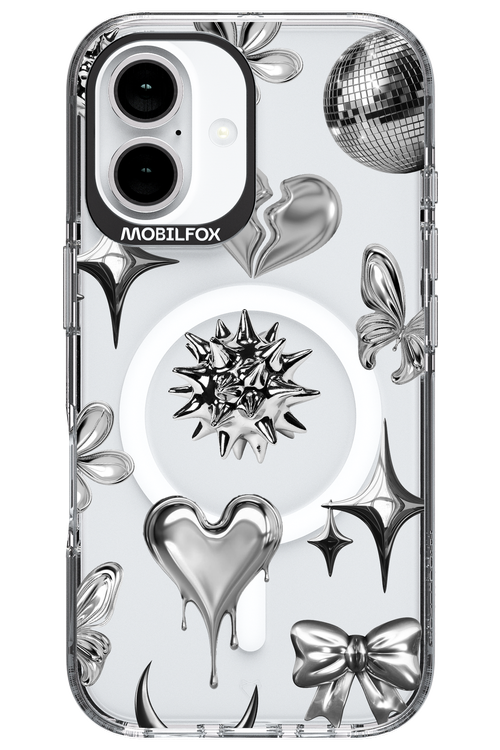 Silver Zone Transparent - Apple iPhone 16
