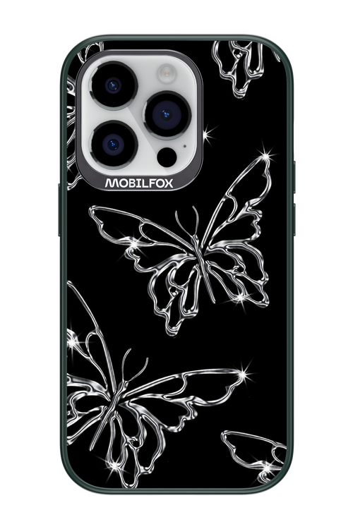 Silver Butterfly 2.0 - Apple iPhone 14 Pro