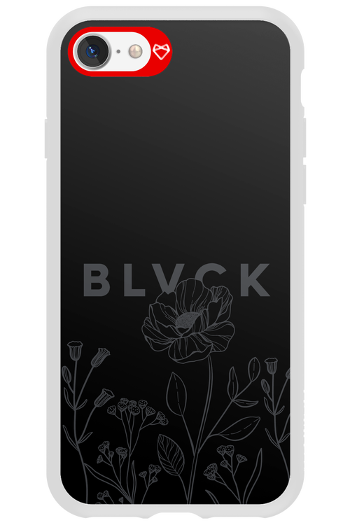 Black Flowers - Apple iPhone 7