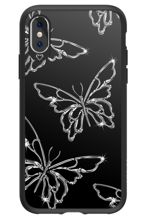Silver Butterfly 2.0 - Apple iPhone XS