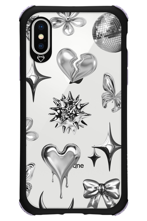 Silver Zone Transparent - Apple iPhone X