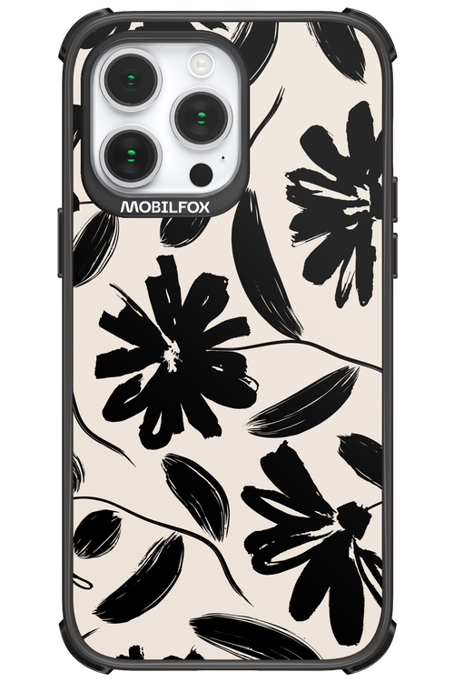 Monochrome Flowerss 2.0 - Apple iPhone 14 Pro Max