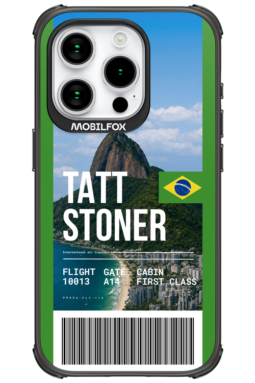 TATT STONER (fly ticket) 2.0 - Apple iPhone 15 Pro