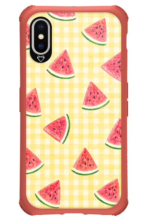 Vintage Watermelon 2.0 - Apple iPhone X
