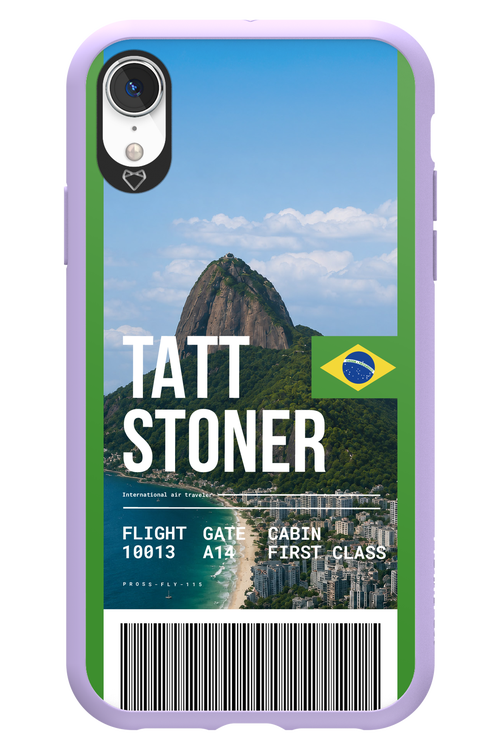 TATT STONER (fly ticket) 2.0 - Apple iPhone XR