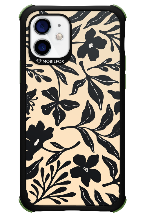 Black Flowers 2.0 - Apple iPhone 12