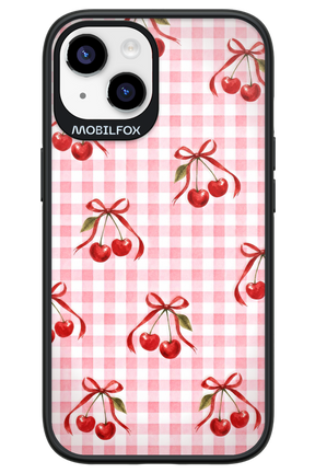 Pink Cherry Checked 2.0 - Apple iPhone 14