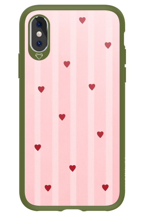Red Little Hearts 2.0 - Apple iPhone XS