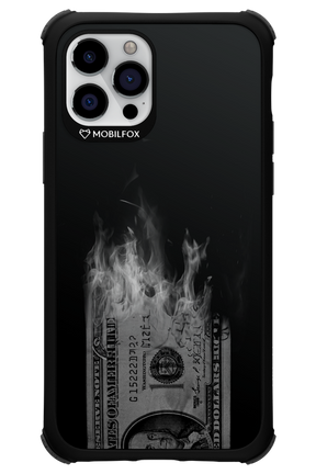 Money Burn B&W - Apple iPhone 12 Pro