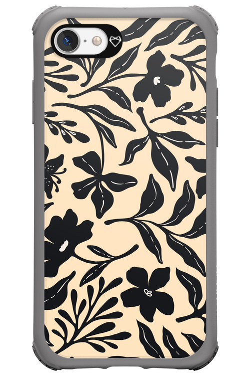 Black Flowers 2.0 - Apple iPhone 7