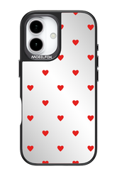 Mini Hearts Red Mirror 2.0 - Apple iPhone 17